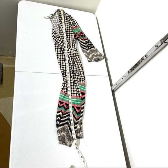 Purple Rain surplice crossover faux wrap dress S - Picture 12 of 12